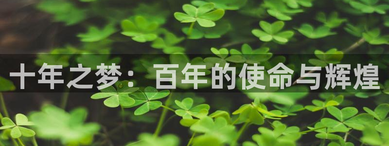 汗汗漫画官方：十年之梦：百年的使命与辉煌